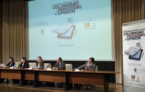 Acto de apertura del Congreso Internacional Columnismo y Periodismo de Opinión. Fotos: Pablo Vázquez / APM